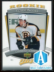 2006-07 UD MVP Rookie Card Phil Kessel #299 Boston Bruins